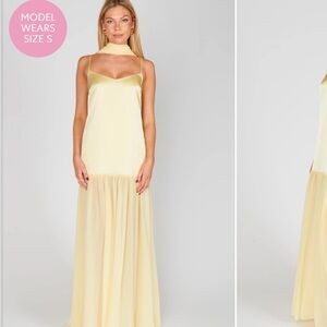 Show Me Your MuMu Yellow Maxi Dress